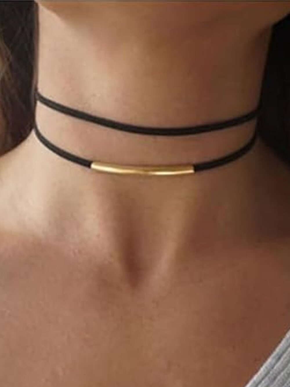 Black Collar Necklace Velvet Choker Necklaces Fashion Punk Jewelry for Women